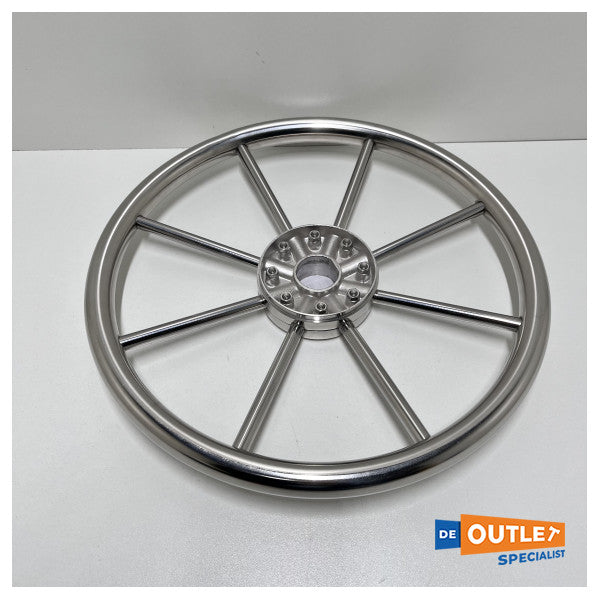 Stazo Type 14 6 -spoke Stainless steel steering wheel 45 cm - 1554