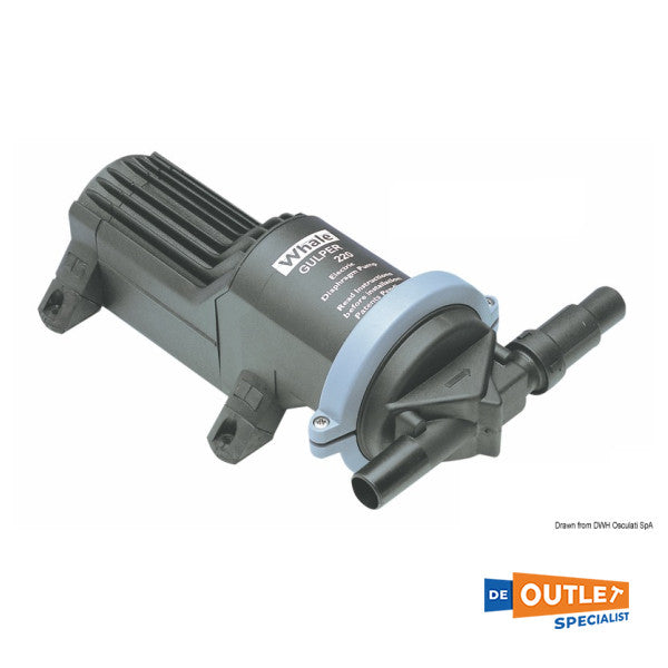 Whale Gulper 24v Black Water toilet Pump - 16.155.40