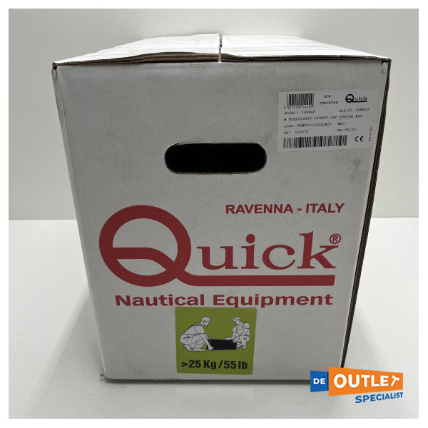 Бърз BTQ 250 мм | 140 KGF | 24V електрическо подрулващо устройство за носа - FGBT2514024