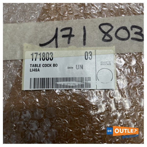 Складаний стіл для кабіни Jeanneau Leader 46 | 120 x 96 см - 171803