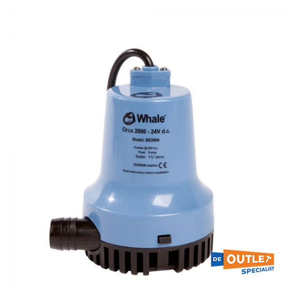 Whale Orca 2000 electric bilgepump 24V 126 L min - BE2004