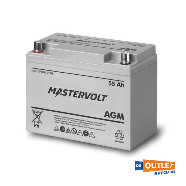 Mastervolt Maintenance Free AGM Battery 12V | 55 AH - 62000550