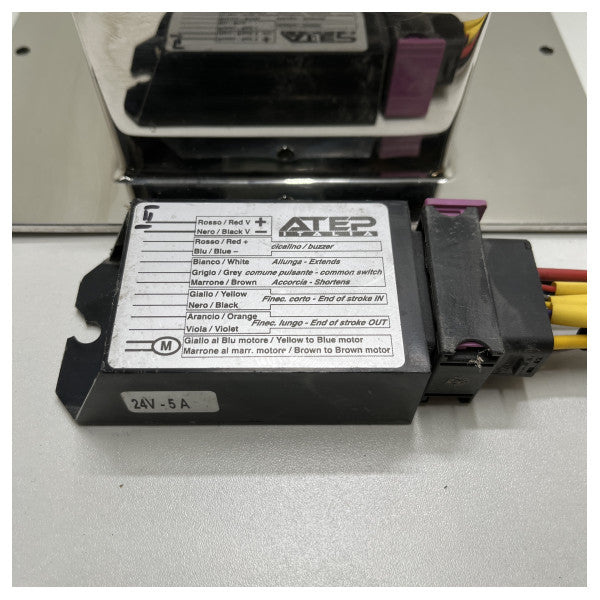 П'єдестал з нержавіючої сталі з нахилом 35° ATEP 24V - 20.18898E2/INOX - 20.18898E2/INOX