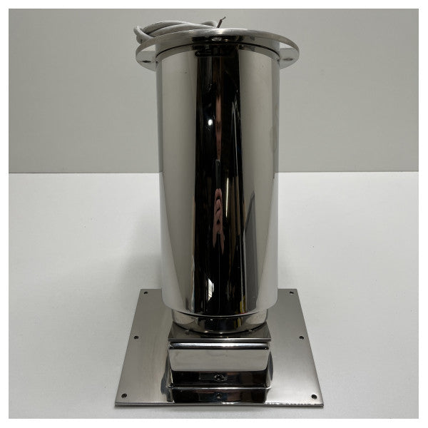 ATEP 35 ° Inclined Stainless Steel Table Pedestal 24V - 20.18898E2/Inox