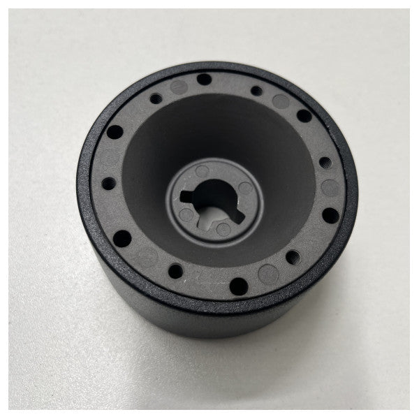 عجلة قيادة إيسوتا كارلوتا من الفولاذ المقاوم للصدأ ذات 3 أذرع أسود 350 مم