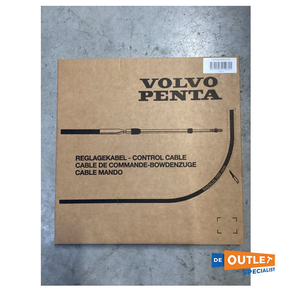 Volvo Penta Engine Steering Cable 4.3 meters Black Low Friction - 21407227