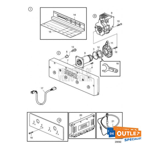 Volvo Penta IS750 Abfangjäger-Bausatz komplett - 21875623