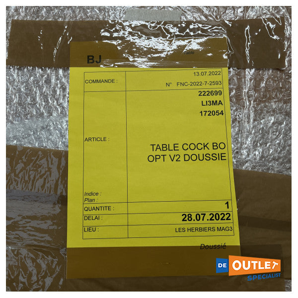 折りたたみ式コックピットテーブル ジャンノーリーダー36｜100×96cm - 222699