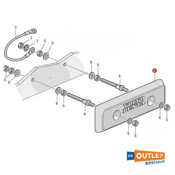 Volvo Penta IPS-Anode - 23172849