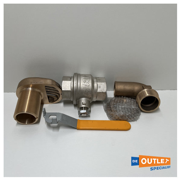 Volvo Penta Kühlwasser Einlass Kit Bronze 2,5 Zoll - 23219830