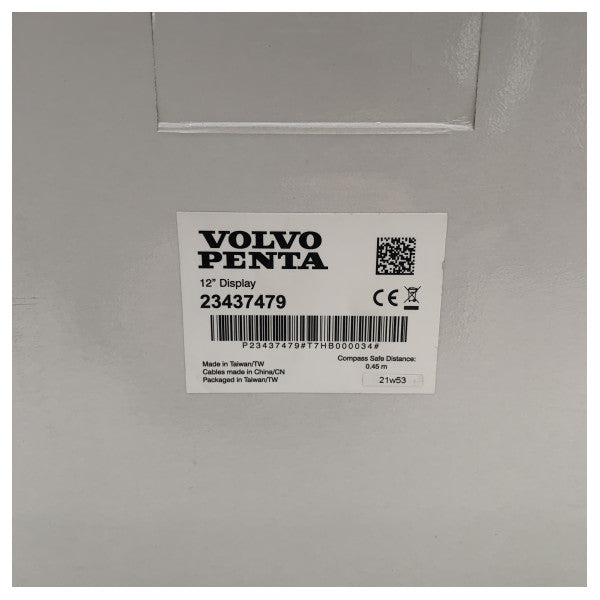 Volvo Penta Garmin Display de cabina de vidrio multifuncional de 12 pulgadas - 23437479