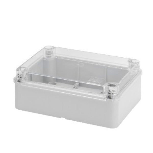 GEWISS IP56 Transparent Electric Junction Box 380 x 300 x 120 mm - GW 44 430