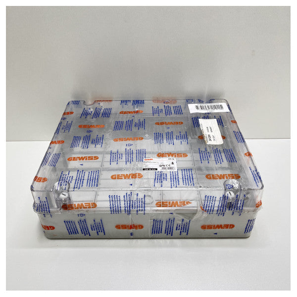 صندوق التوصيل الكهربائي الشفاف IP56 من Gewiss صندوق توصيل كهربائي شفاف 380 × 300 × 120 مم - GW 44 430