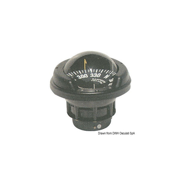 Danforth C401 Flush Liquid Compass Black 4 inch - 25,401.00