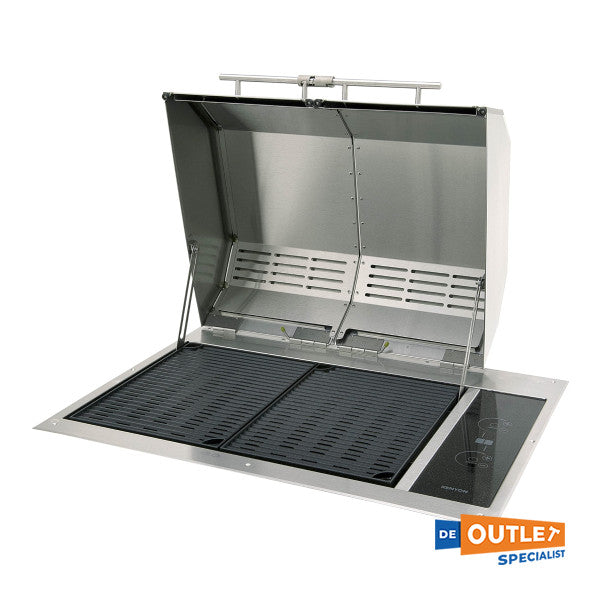 Kenyon Texan kaksinkertainen sähkögrilli | grilli 230V ruostumaton teräs