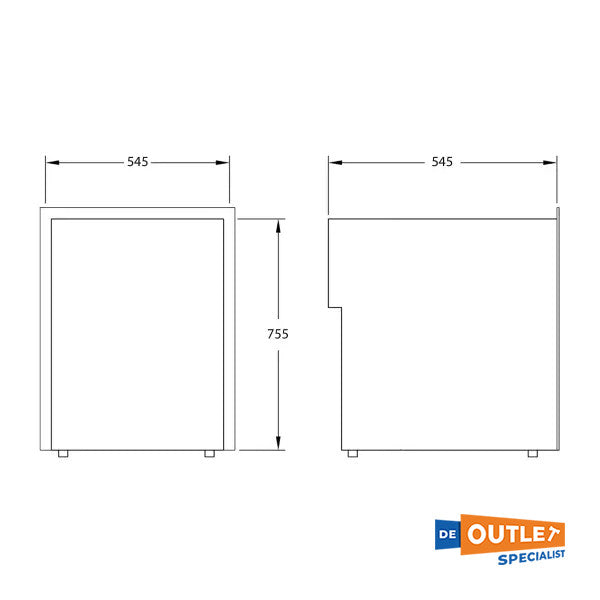 Isotherm Cruise 130 Drink 130L frigorífico de aço inoxidável com compressor 12/24V