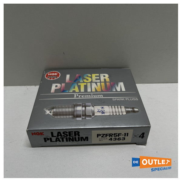 Bouche d'allumage 4x NGK Slander Platinum - Pluffure PZFR5F -11