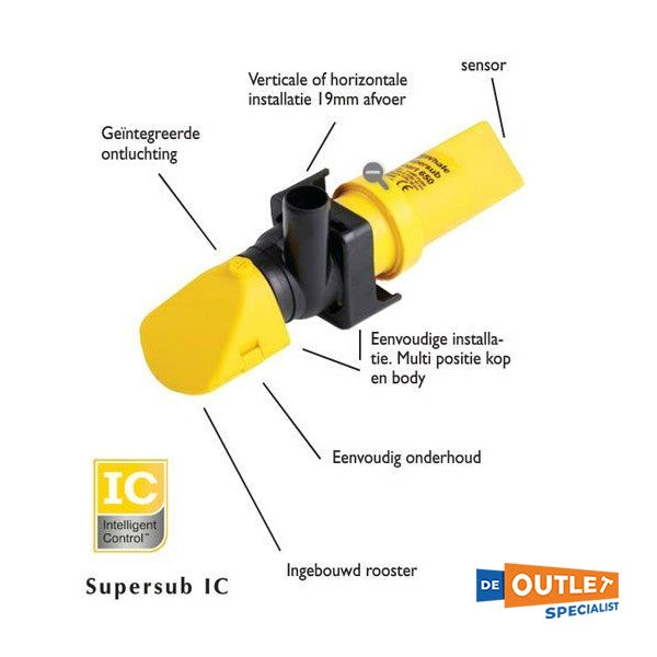 Автоматичний трюмний насос Whale SMART 650 12V