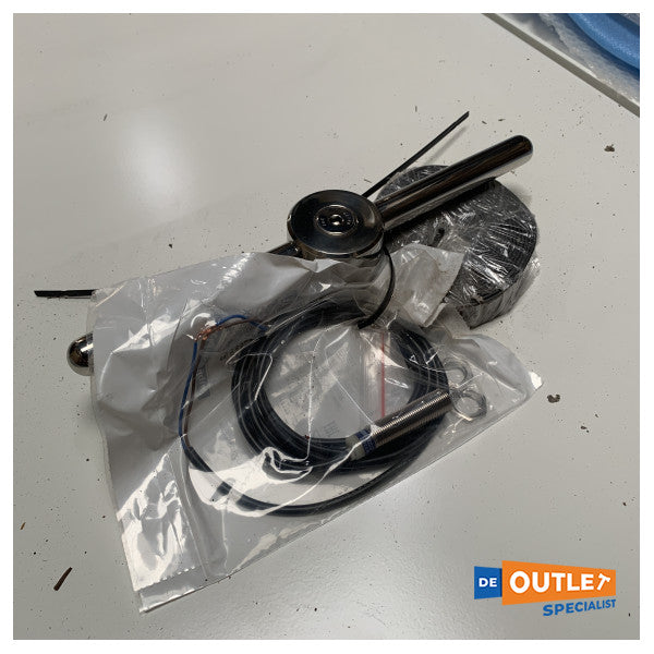 Calistri Giancinto SNC watertight engine room door with lock white 1400 x 570 mm