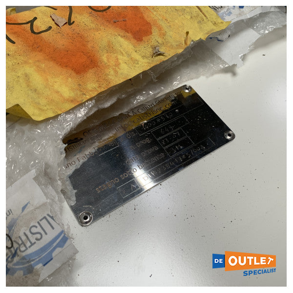 Calistri Giancinto SNC kilitli su geçirmez makine dairesi kapısı beyaz 1400 x 570 mm