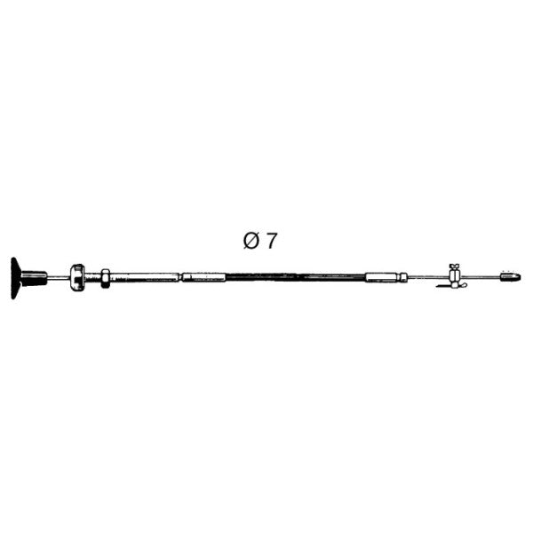 Cable de parada de motor remoto UltraFlex B14 5.88 metros - 30093L