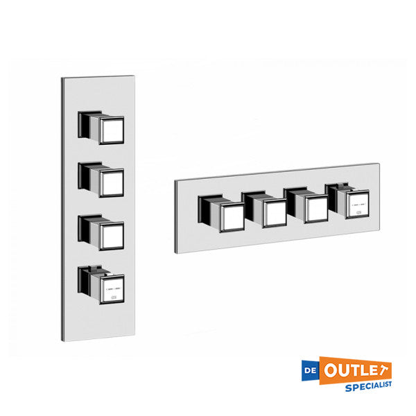 Термостатичний змішувач для душу Gessi Eleganza Wellness - 46206