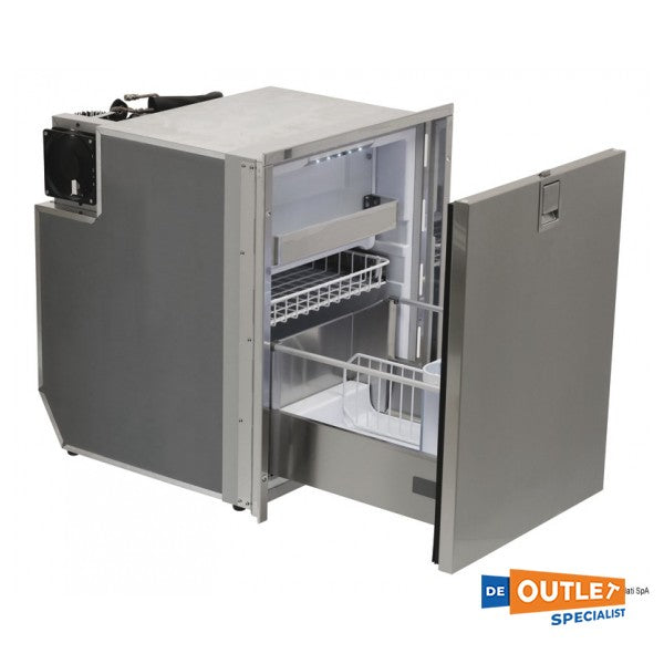 Isotherm DR49 49L Einbau-Kompressorkühlschrank 12/24V Silber