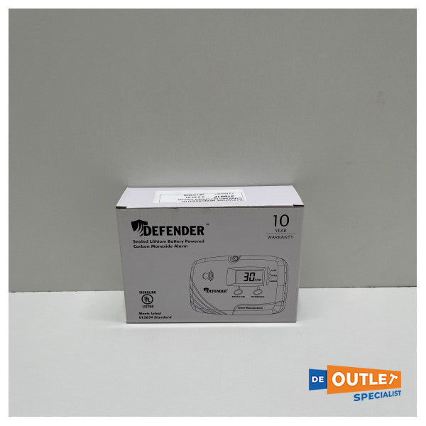 Detector de monóxido de carbono con litio defensor CA6150 - alarma