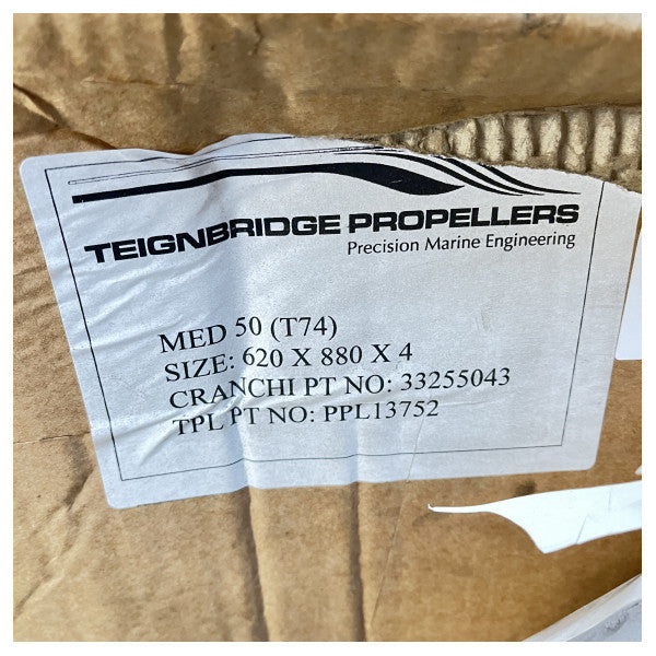 Teignbridge 4 -Blade Nibral Propeller 620 x 880 L - 33255043