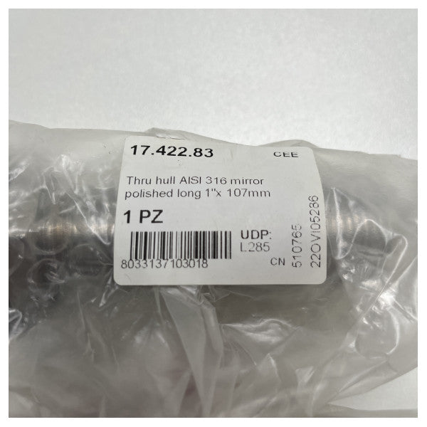 Осцилати от неръждаема стомана, дълъг 107 мм - 17.422.83