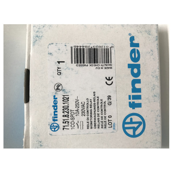Finder relè di commutazione universale | pannello di controllo 10A 230V - 71.51.8.230.1021