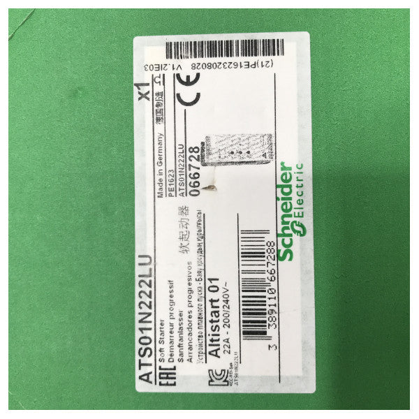 Schneider Electric Altistart SoftStart 22a | 230V | 4 - 5.5 kW - ATS01N222LU