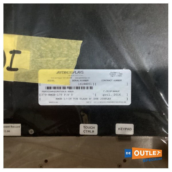 Aydin KMGB 17T 17-tuumainen merinäyttö - 379-KMGB-17T - 379-KMGB-17T
