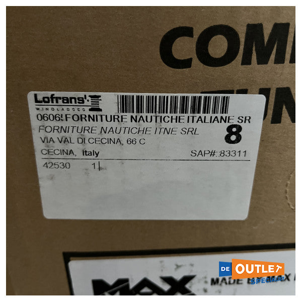 Pędnik dziobowy Max Power CT60 60 KGF | 185 mm | 12V - 42530