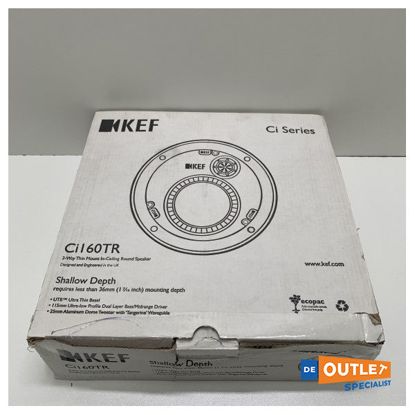 Kef CI 160TR ηχείο χαμηλού προφίλ σε τοίχο - Ci160TR