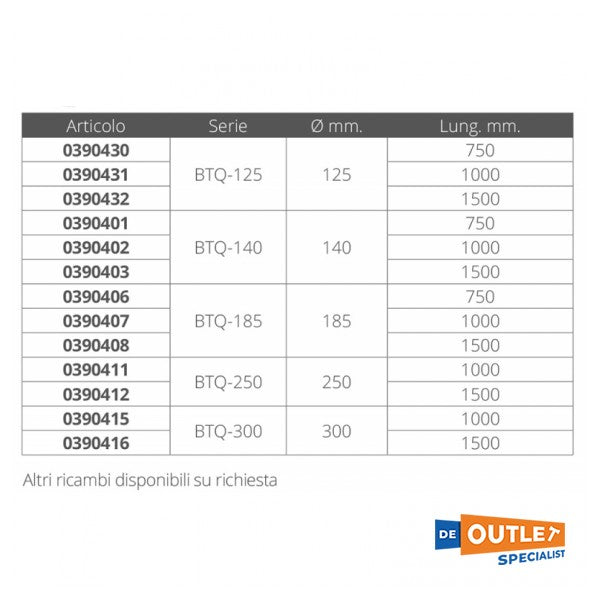 Quick Polyester Bow Screw Tunnel 300 mm - 1500 mm White