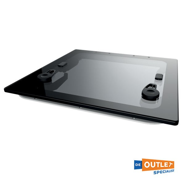 Lewmar Size 60 2G flush aluminium hatch black