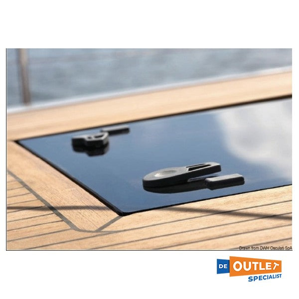 Lewmar Flush 3G Size 60 палубен люк черен - 399604925