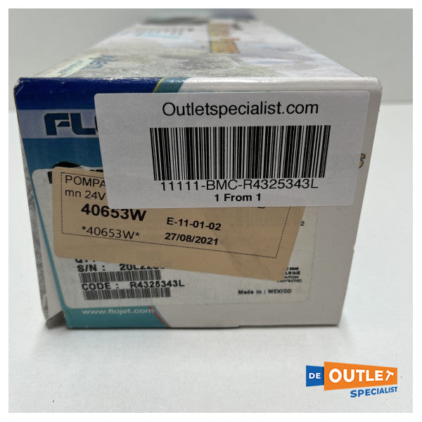 Помпа за измиване на палубата Flojet R4325343L 24V 17L-min