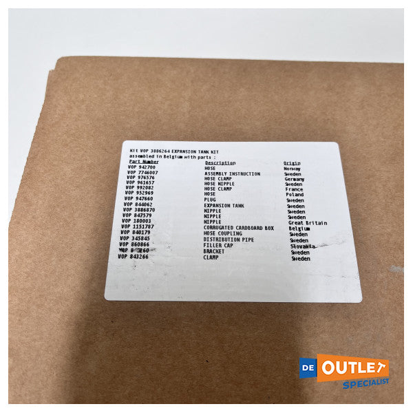 Układ naczynia wzbiorczego Volvo Penta D4 i D6 - 3886264