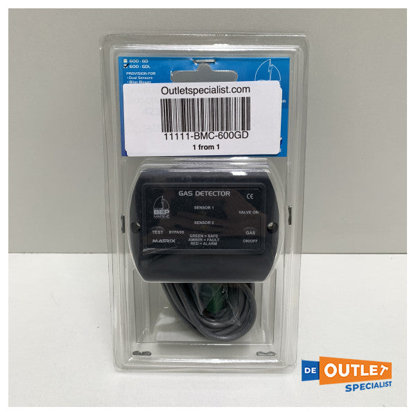 Gaz vanası bağlantılı ve kontrolörlü BEP 600GDL gaz dedektörü