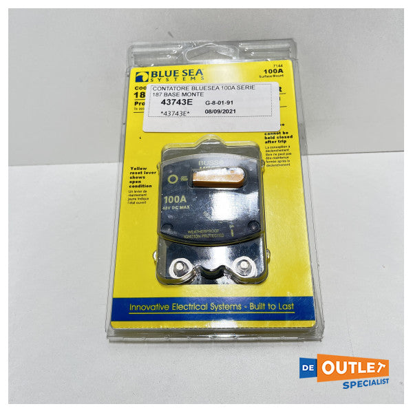 Blue Sea Series 187 100A main current switch 12/24V - 7144-100A