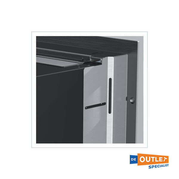 Vitrifrigo 250L Rustfritt stål kjøleskap | Fryser med ismaskin 12 | 24 |.