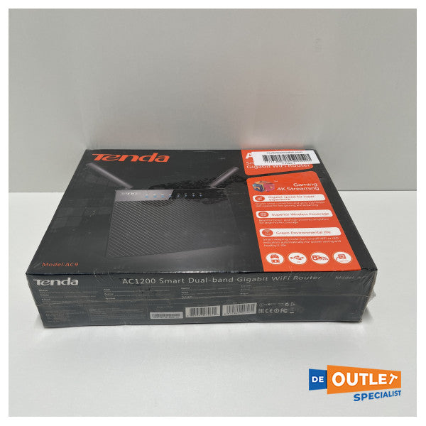 TENDA AC1200 SMART DUAL -BAND GIGABIT WIFI ROUTER - ERT429502000