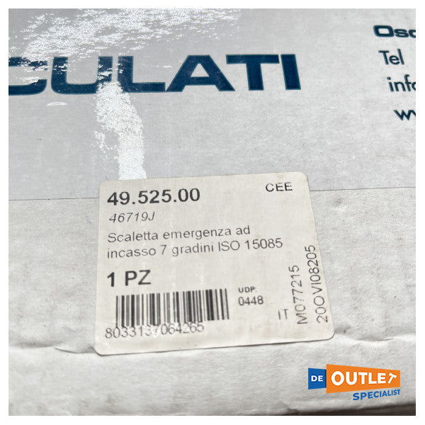 Osculati 7 -stufe Notrangeleiter - 49,525.00