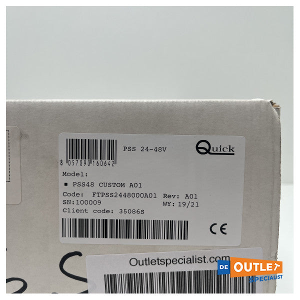 Quick PSS48 24 - 48V Parallel Bowthrester Switch System - FTPSS2448000A02