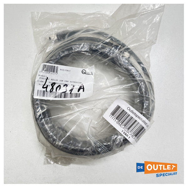 Quick EX100 PCS/CHC3 Can Connection Cable 10m - FCSCHEX100A00