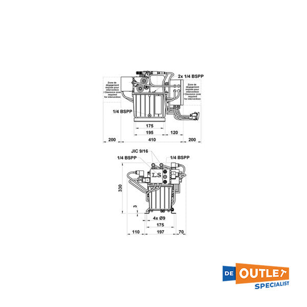 LS Power Assist Hydy Hydyer Direction Pack 24V - 2203890