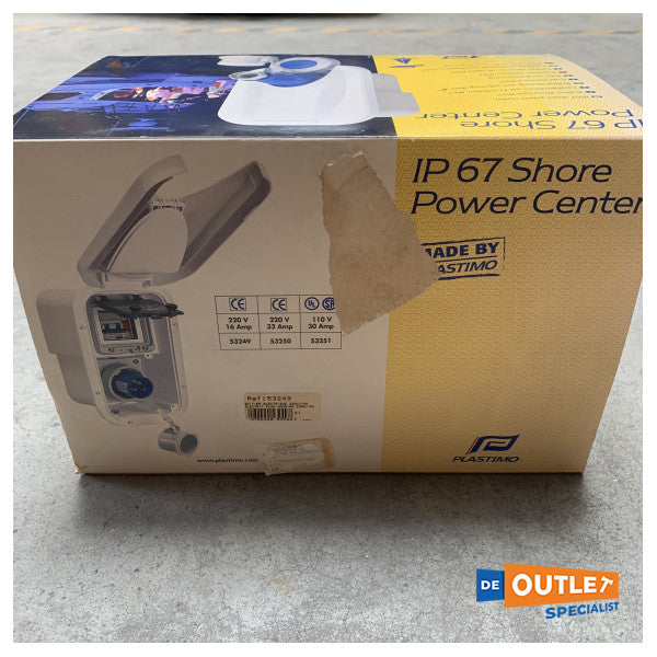 Plastimo IP67 16 AMP 230V Shore Power Center - 53249