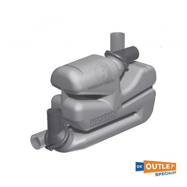 Vetus LSG90 プラスチック製ウォーターロック 90 mm